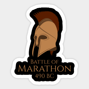 Classical Athens Ancient Greek History Battle Of Marathon Sticker